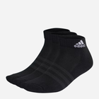 Zestaw skarpet męskich bawełnianych Adidas Cushioned Sportswear Ankle 3P IC1277 40-42 3-pack Czarny (4066746286708)