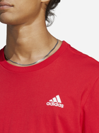 Koszulka męska bawełniana Adidas M SL SJ Tee IC9290 M Czerwona (4066745410036) - obraz 3