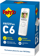 IP DECT телефон AVM FRITZ!Fon C6 White (20002848) - зображення 5