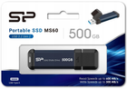 SSD диск Silicon Power MS60 500GB USB 3.2 Gen2 Blue (SP500GBUF3S60V1B) - зображення 3