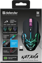 Бездротова ігрова миша Defender KATANA GM-511 Wireless Black (4745090822755) - зображення 11