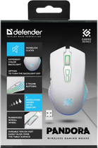 Бездротова ігрова миша Defender PANDORA GM-502 Wireless White (4745090822717) - зображення 9