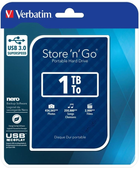 Жорсткий диск Verbatim Store n Go 1ТБ 2.5" USB 3.0 Синій (0023942532002) - зображення 3