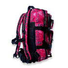 Тактичний, штурмовий рюкзак 16073 два відділи, 2 фронтальні кишені 25л, розмір 43*23*17 см рожевий - изображение 4