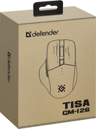 Бездротова ігрова миша Defender TISA GM-126 Bluetooth/Wireless White/Blue (4745090825428) - зображення 6