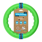 Кільце для апортировки PitchDog 28 см салатове іграшка для собак композитний полімер для ігор (591817)