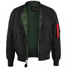 Куртка літня Sturm Mil-Tec US Summer MA1 Flight Jacket Black L (10401502) - изображение 2