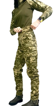 Жіночі тактичні військові брюки 46 укрпіксель - зображення 3