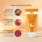 Скраб для обличчя Ren Clean Skincare Radiance PHA Exfoliating Facial 50 мл (5056264708782) - зображення 3