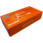 Рукавички MediOk AMBER Нітрилові помаранчеві L 100 шт - зображення 1