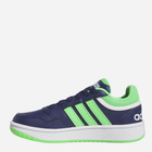 Tenisówki młodzieżowe dla chłopca Adidas Hoops 3.0 K IG3829 37.5 Niebieski/Jasnozielony (4066766576506) - obraz 2