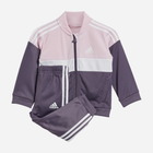 Дитячий спортивний костюм (толстовка + штани) для дівчинки Adidas I Tiberio TS IJ6333 86 см Рожевий/Фіолетовий (4066762662227) - зображення 1