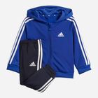 Дитячий спортивний костюм (толстовка + штани) для хлопчика adidas I 3S Shiny TS IJ8849 104 см Синій (4066762223145) - зображення 1