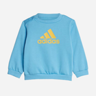 Дитячий спортивний костюм (світшот + штани) для хлопчика Adidas I BOS LOGO JOG IS2519 92 см Блакитний/Темно-синій (4067887402286) - зображення 2