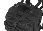 Тактичний військовий рюкзак для виживання TRIZAND (Польща) 38 л Чорний - зображення 7