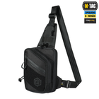 Сумка M-Tac Sling Pistol Bag Elite Hex з липучкою Black