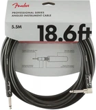 Кабель інструментальний Fender Cable Professional Series 18.6' Angled Black