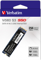SSD диск Verbatim VI560 S3 256GB M.2 2280 SATAIII 3D NAND TLC - зображення 2