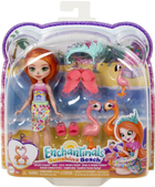 Zestaw lalka Enchantimals Rodzina flamingów Florinda Flamingo + zwierzątka (0194735188246) - obraz 4