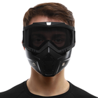 Захисна маска-трансформер Sport M-8583 чорна - изображение 2