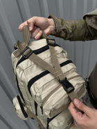 Тактичний водонепроникний штурмовий рюкзак для кемпінгу Бежевий (Intr-1886863163-2) - зображення 6