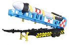 Ciężarówka Dickie Toys "Space Mission" z przyczepą, z efektami dźwiękowymi i świetlnymi 41 cm (SBA203747010) - obraz 4