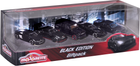 Zestaw metalowych samochodów Majorette "Black" 7.5 cm 5 sztuk (SBA212053174) - obraz 1