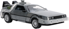 Metalowy samochód Jada "Powrót do przyszłości 1" Wehikuł czasu z efektem świetlnym 1:24 (SBA253255038) - obraz 5
