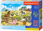 Puzzle Castorland Zwierzęta na farmie 20 maxi elementów (CSLC-02429-1) - obraz 1