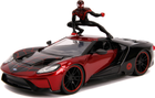 Машина металева Jada Марвел Людина-павук Форд GT (2017) + фігурка Майлза Моралеса 1:24 (SBA253225008) - зображення 3