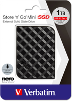 SSD dysk Verbatim Store ‘n’ Go Mini 1TB USB 3.2 Gen 1 Black - obraz 7