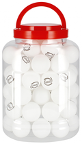 Кульки для Пінг-Понгу професійні білі MEGA CREATIVE 531399 60 шт (5905523620139) - зображення 1