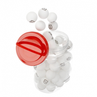 Кульки для Пінг-Понгу професійні білі MEGA CREATIVE 531399 60 шт (5905523620139) - зображення 2