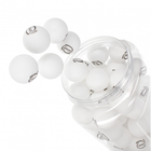 Кульки для Пінг-Понгу професійні білі MEGA CREATIVE 531399 60 шт (5905523620139) - зображення 4