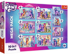 Puzzle Trefl Lśniące Kucyki Pony 10 w 1 (5900511903898) - obraz 1
