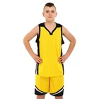 Форма баскетбольная детская Zelart L044 размер 3XS рост 110-120 см Yellow-Black