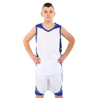 Форма баскетбольная детская Zelart L046 размер M рост 150-160 см White-Blue