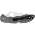 Складной нож Spyderco Delica 4 Flat Ground grey C11FPGY - изображение 2