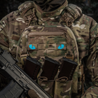 Нашивка M-Tac Tiger Eyes Laser Cut (пара) Multicam/Blue/GID - изображение 7