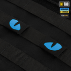 Нашивка Tiger M-Tac Laser Eyes Cut Black/Blue/GID (пара) - зображення 3