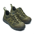 Тактичні кросівки літні PAV 430 олива хакі шкіряні сітка Free Air 45 - зображення 2