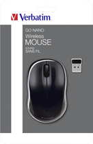 Mysz bezprzewodowa Verbatim Go Nano Wireless Black (23942490425) - obraz 7