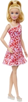 Лялька Barbie Fashionistas Doll #205 With Blond Ponytail And Floral Dress (HJT02) - зображення 2
