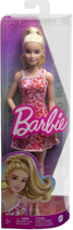 Лялька Barbie Fashionistas Doll #205 With Blond Ponytail And Floral Dress (HJT02) - зображення 5