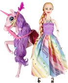 Ігровий набір Gina Bony Pink Лялька + Єдиноріжок з аксесуарами 29 см (5904335898590) - зображення 4