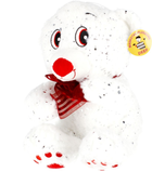 М'яка іграшка Deef Ведмедик з бантом Білий 23 см (5901500240581) - зображення 1