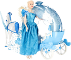 Ігровий набір Mega Creative Fantasy Carriage Лялька + Пегас Блакитне волосся з каретою (5905523609301) - зображення 7
