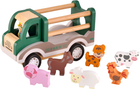Drewniany samochód Magni z figurkami zwierząt (5707594291986) - obraz 3