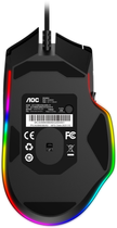 Миша AOC AGM600 RGB USB Black (AGM600B) - зображення 9