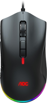 Миша AOC GM530 RGB USB Black (4038986631082) - зображення 1